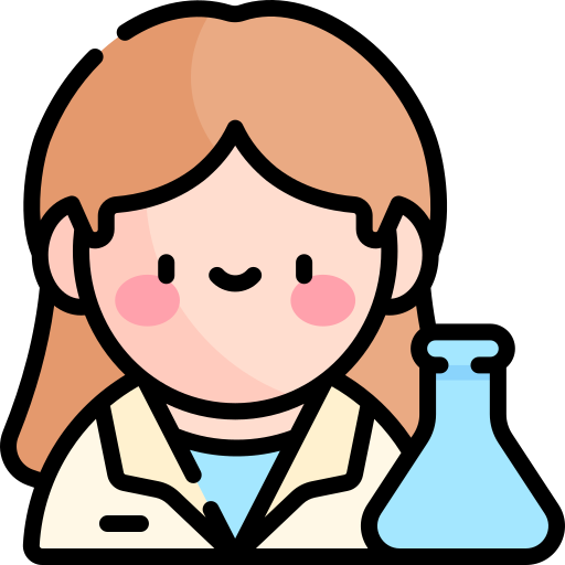 Scientist icon representing researchers